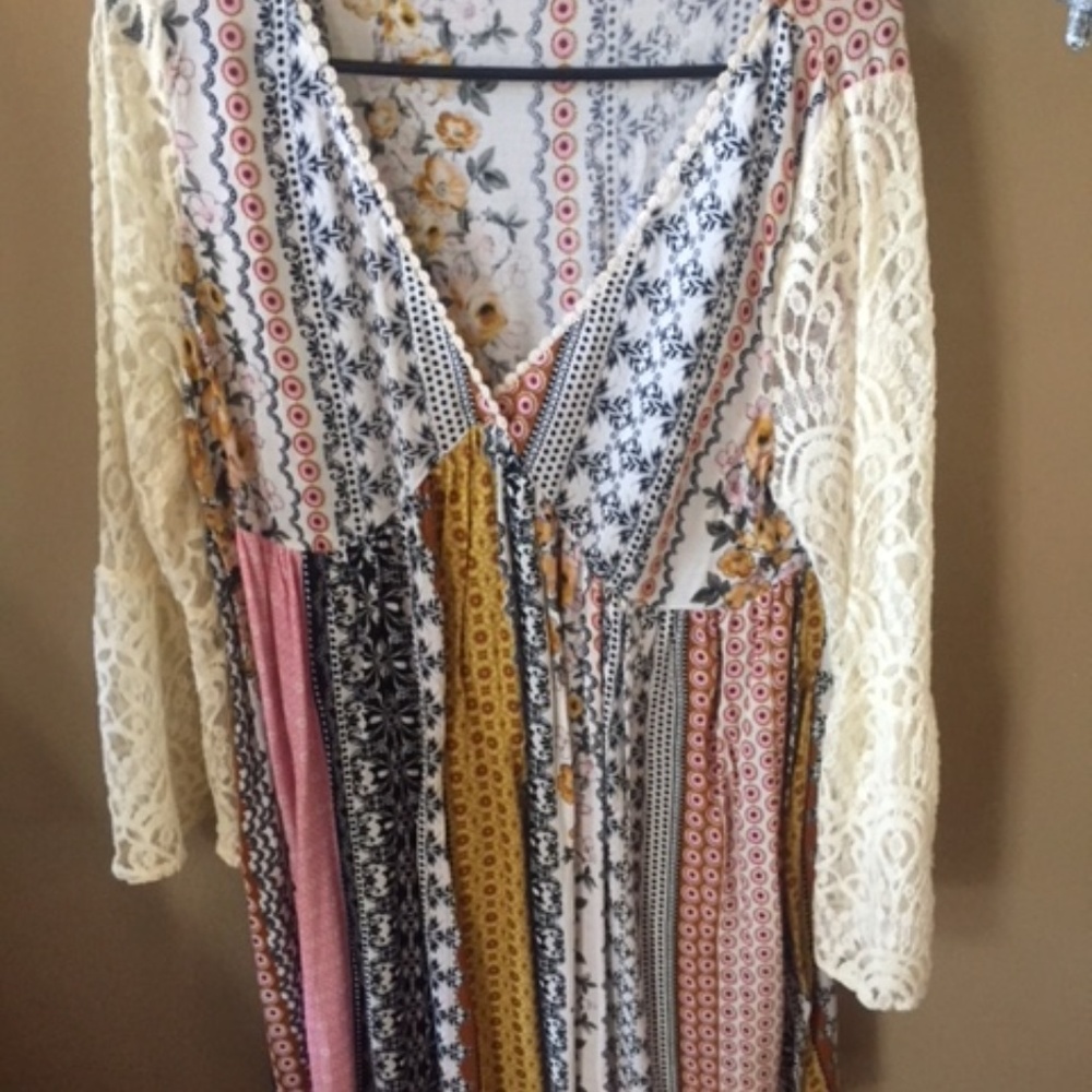 New Women's Bohemian Tunic Medium